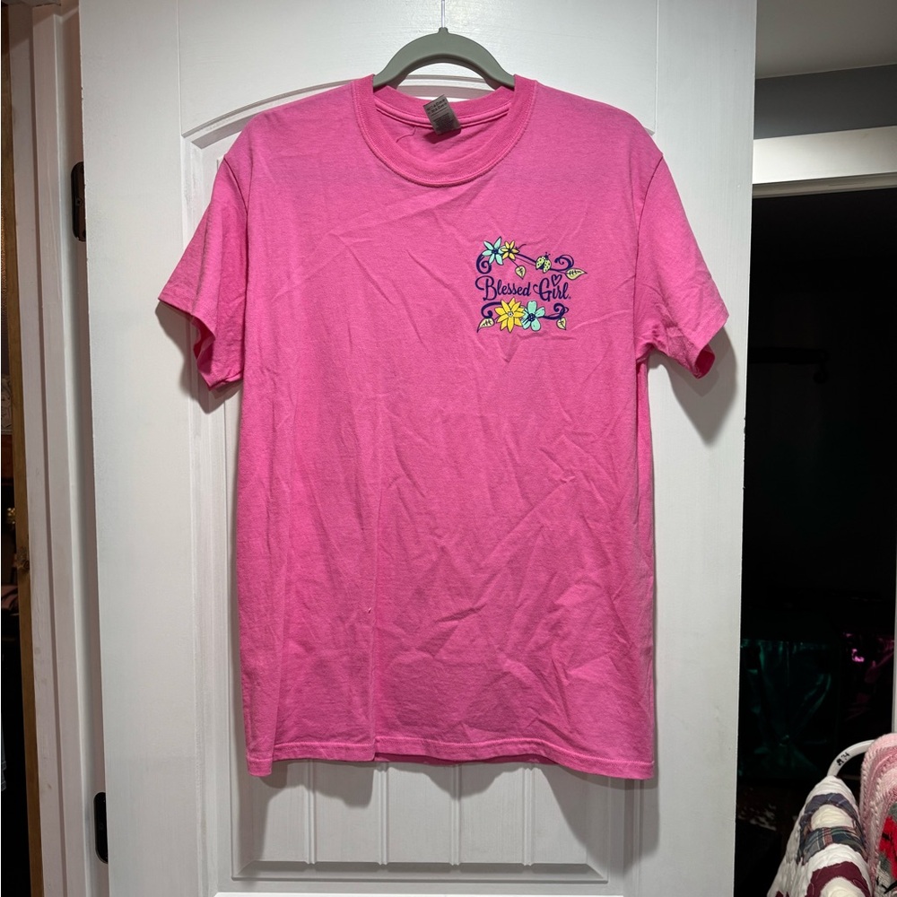 Blessed Girl Pink Tee - Picture 3 of 4